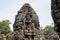 Angkor Thom with smiling buddha face at Angkor Wat Temple - Siem Reap, Cambodia