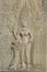 Angkor Wat, Siem Reap, Cambodia.Carved Art Sand stone sculpture on the wall at Angkor Wat. Apsara is an angle of ancient Cambodia