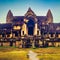 Angkor Wat at sunrise. Siem Reap. Cambodia