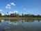 Angkorwat under blue sky