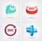 Angle 360 degrees sign icons