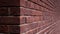 Angle brick wall