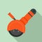 Angle grinder tool icon, flat style
