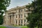 Angled view of Vanderbilt mansion in New York