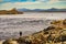 Angler on Atlantic road 11 July 2018, Norway