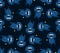 Angler background. Deep sea fish pattern seamless. vector texture