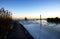 Angler pier at Lake Balaton, Hungary