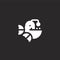 anglerfish icon. Filled anglerfish icon for website design and mobile, app development. anglerfish icon from filled sea life