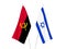 Angola and Israel flags