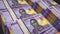 Angola Kwanza money banknotes pack seamless loop