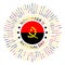 Angola national day badge.