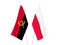 Angola and Poland flags