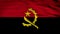Angola waving flag