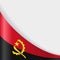 Angolan flag background. Vector illustration.