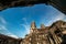 Angor Wat in a blue sky background