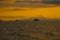 Angra dos Reis, Brazil, Ilha Grande: Beautiful scenery with ships overlooking the sea and mountains at sunset