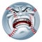 Angry Baseball Ball Sports Cartoon Mascot