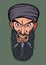 Angry bearded man in turban