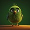 Angry Birds Wallpaper Green Bird In Vray Tracing Style
