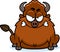 Angry Cartoon Bison