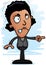 Angry Cartoon Black Businesswoman