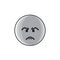 Angry Cartoon Face Negative People Emotion Icon