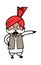 Angry Cartoon Haryanvi Old Man Shouting