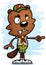 Angry Cartoon Male Beaver Scout