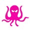 Angry Cartoon Octopus. Vector Halloween illustration - Illustration