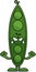 Angry Cartoon Peapod