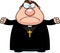 Angry Cartoon Priest