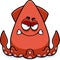 Angry Cartoon Squid