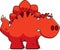 Angry Cartoon Stegosaurus