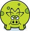 Angry Cartoon Triceratops