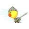 Angry chicken warrior