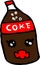 Angry Cola Cartoon Sketch Very Cool