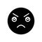 Angry depressed dislike face sad unhappy unhealthy Emotion ui web