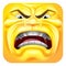 Angry Emoji Emoticon 3D Icon Cartoon Character