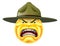 Angry Emoji Emoticon Drill Sergeant