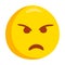 Angry Emoji Icon Illustration Sign. Rage Vector Symbol Emoticon Design Vector Clip Art.