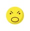 angry, emotional Color Vector Icon which can edit easily