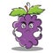 Angry grape character cartoon collection