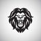 Angry Lion Roaring Logo Vector Design