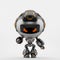 Angry little robot toy gesturing, 3d rendering