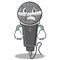 Angry microphone cartoon character design