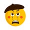 Angry mime emoji icon