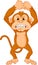 Angry monkey cartoon
