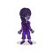 Angry nerd purple vector designs