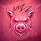 Angry Pig: Eye-catching Mascot Logo Design Vector with Modern Illustration - Ideal for Team Merchandise!