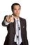 Angry Pointing Businessman